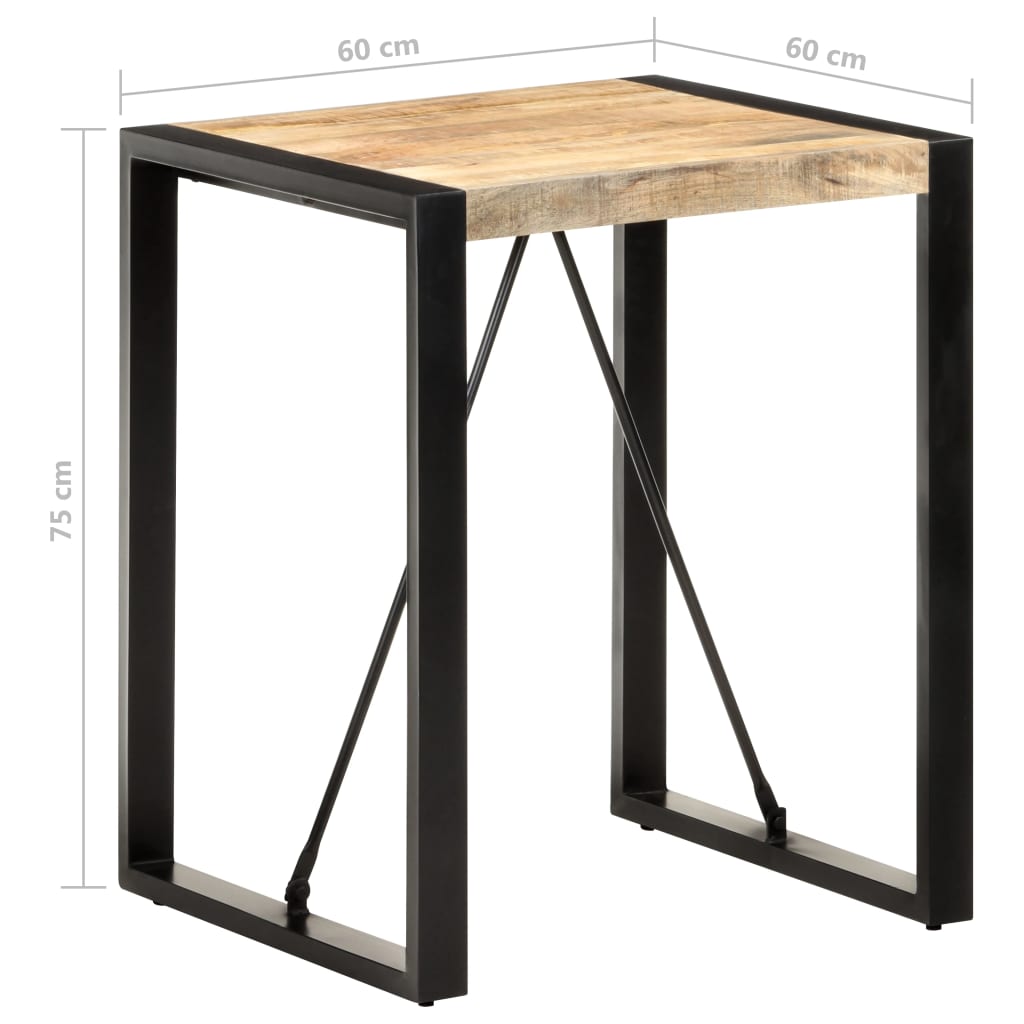 Esstisch 80x80x75 cm Massivholz