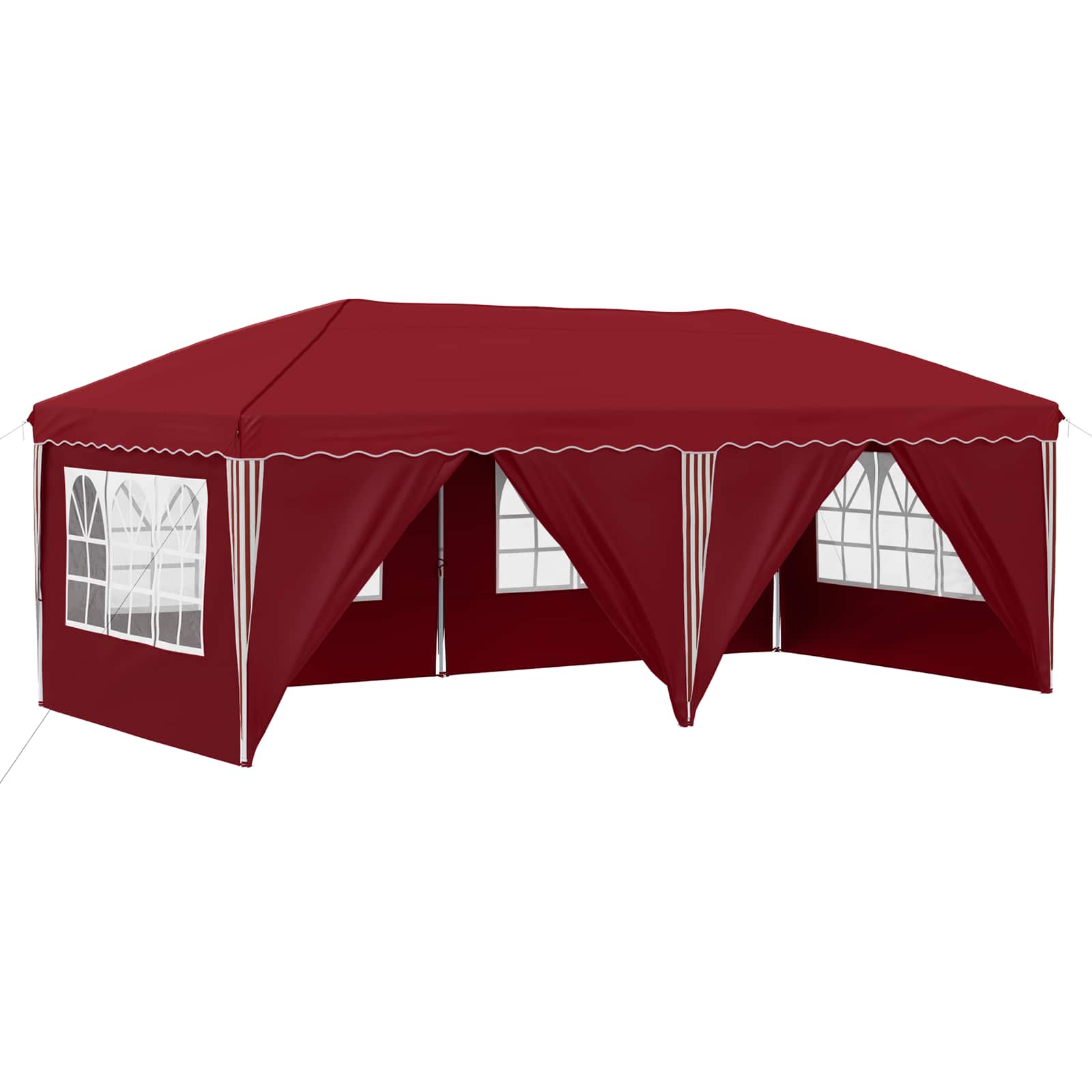 Pop-up Partyzelt 575 x 290 x 245 cm Creme