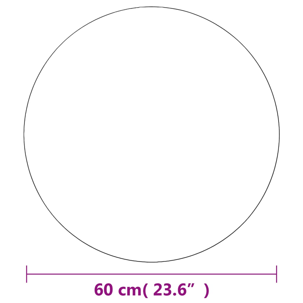 Wandspiegel 2 Stk. 40 cm Rund Glas