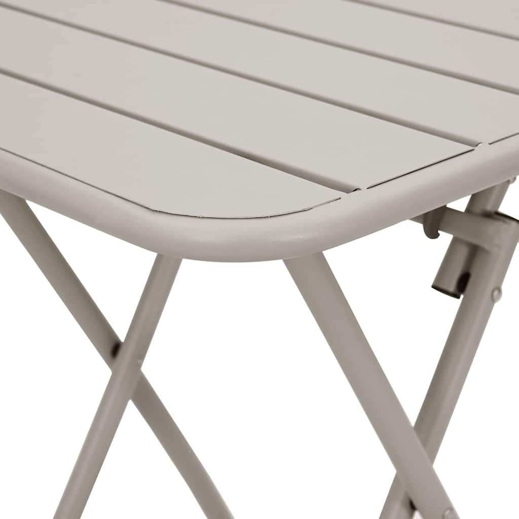 Bistrotisch Weiß 55 x 55 x 72,5 cm Pulverbeschichteter Stahl
