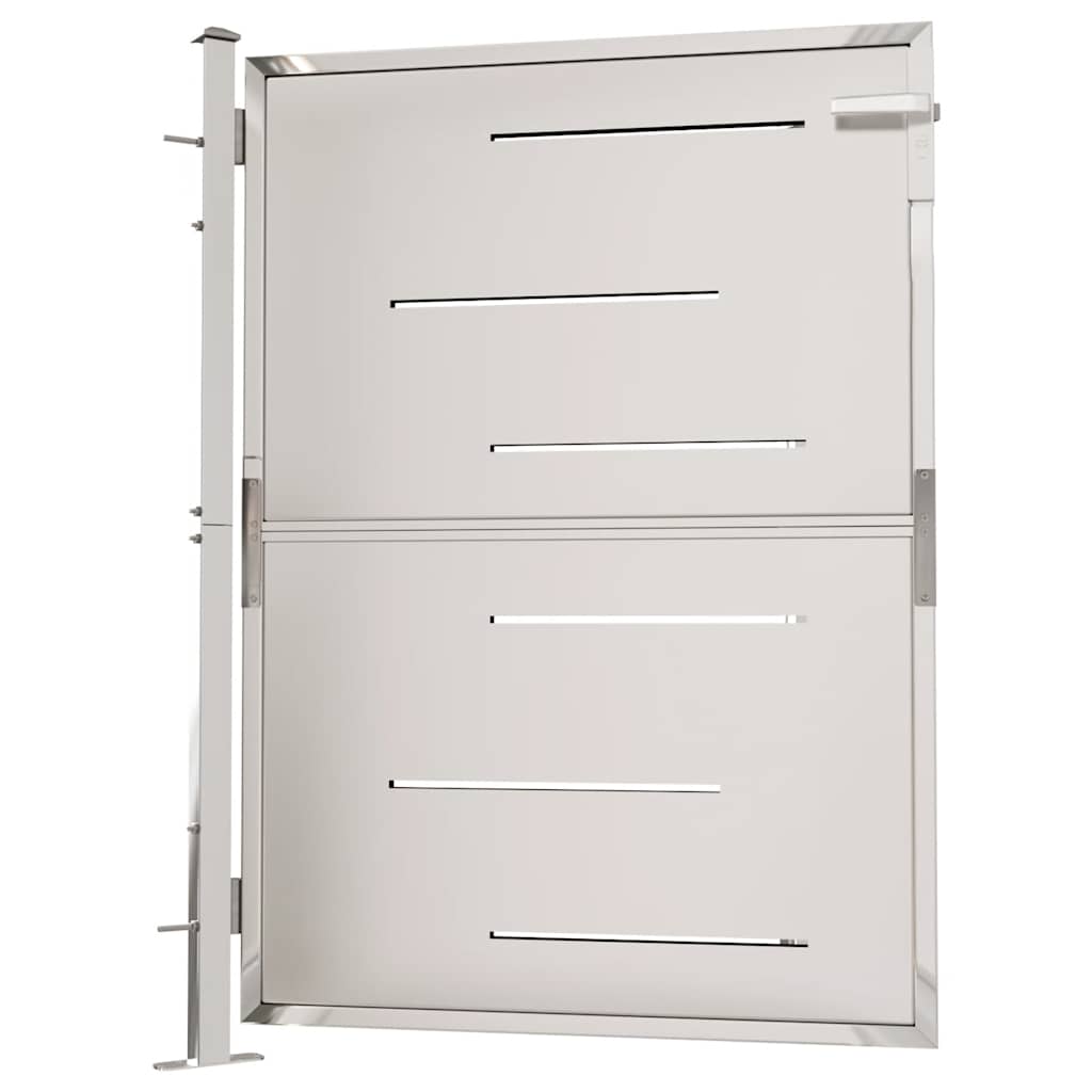 Gartentor 100 x 95 cm Edelstahl