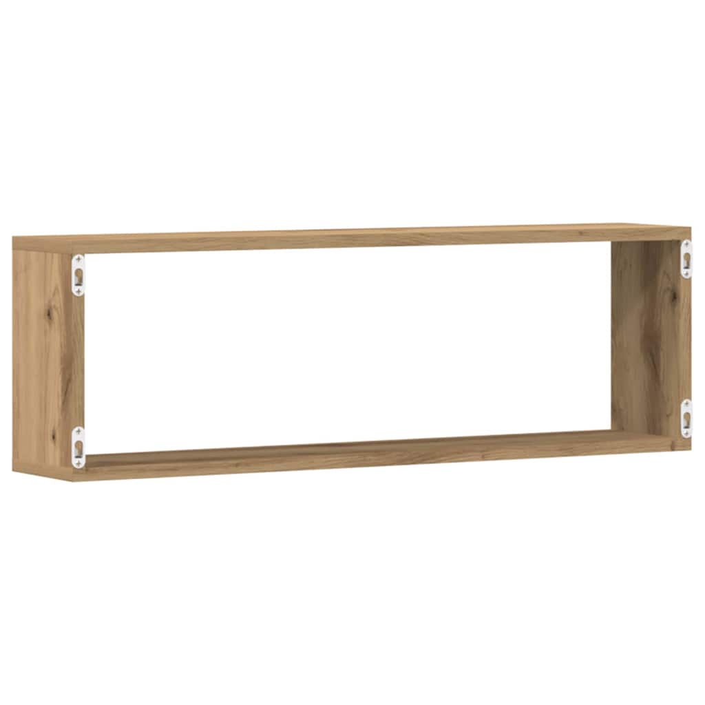 Würfelregale 2 Stk. Weiß 30x15x30 cm