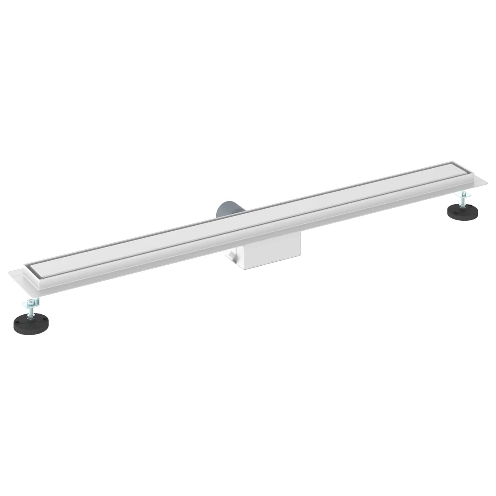 2 in 1 Duschabfluss Silber 50 cm Edelstahl 304
