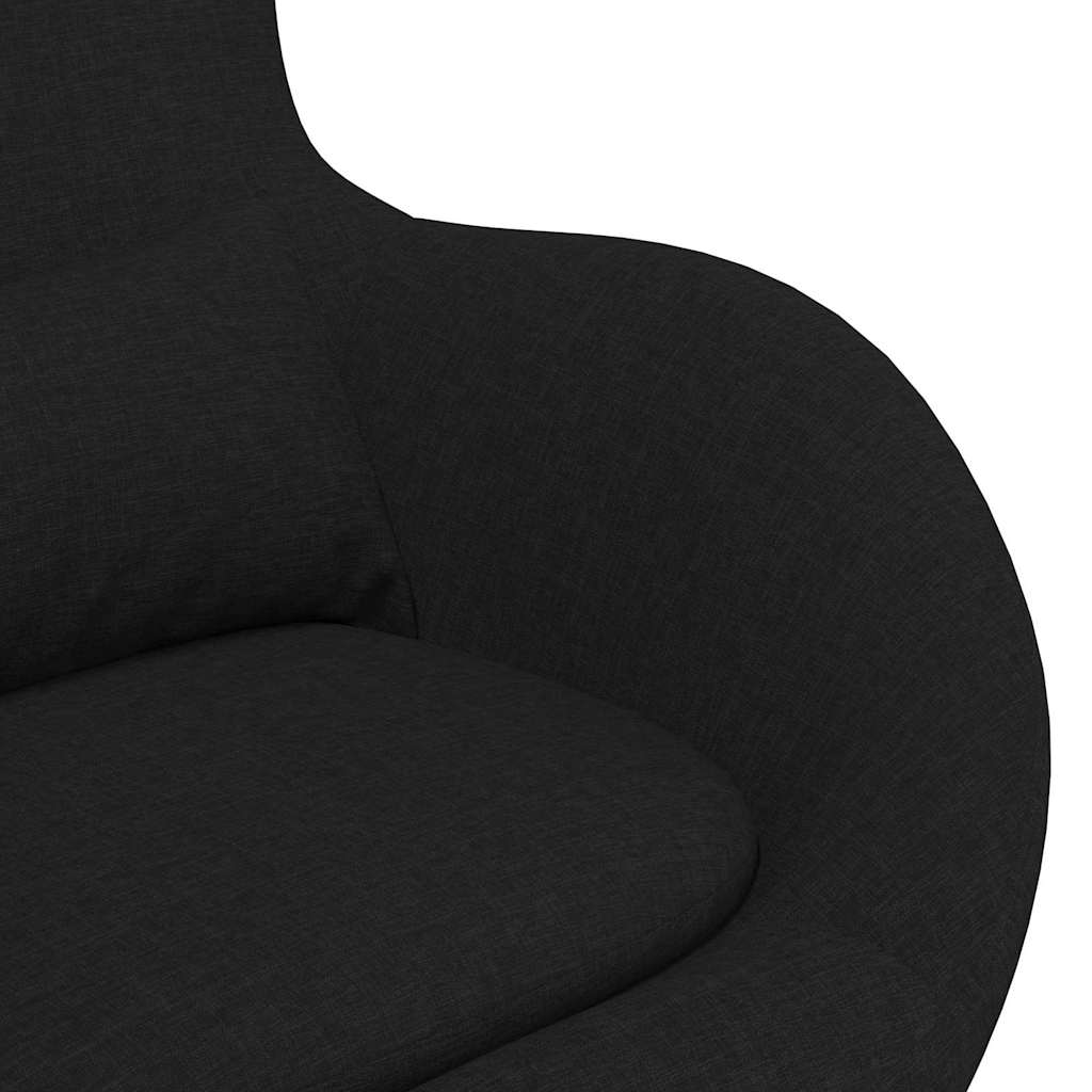Eiersessel Hellgrau 63 x 73 x 90 cm Stoff