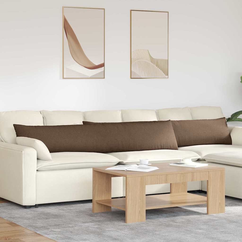 Sofakissen 2 pcs Hellgrau 50 x 30 cm Stoff