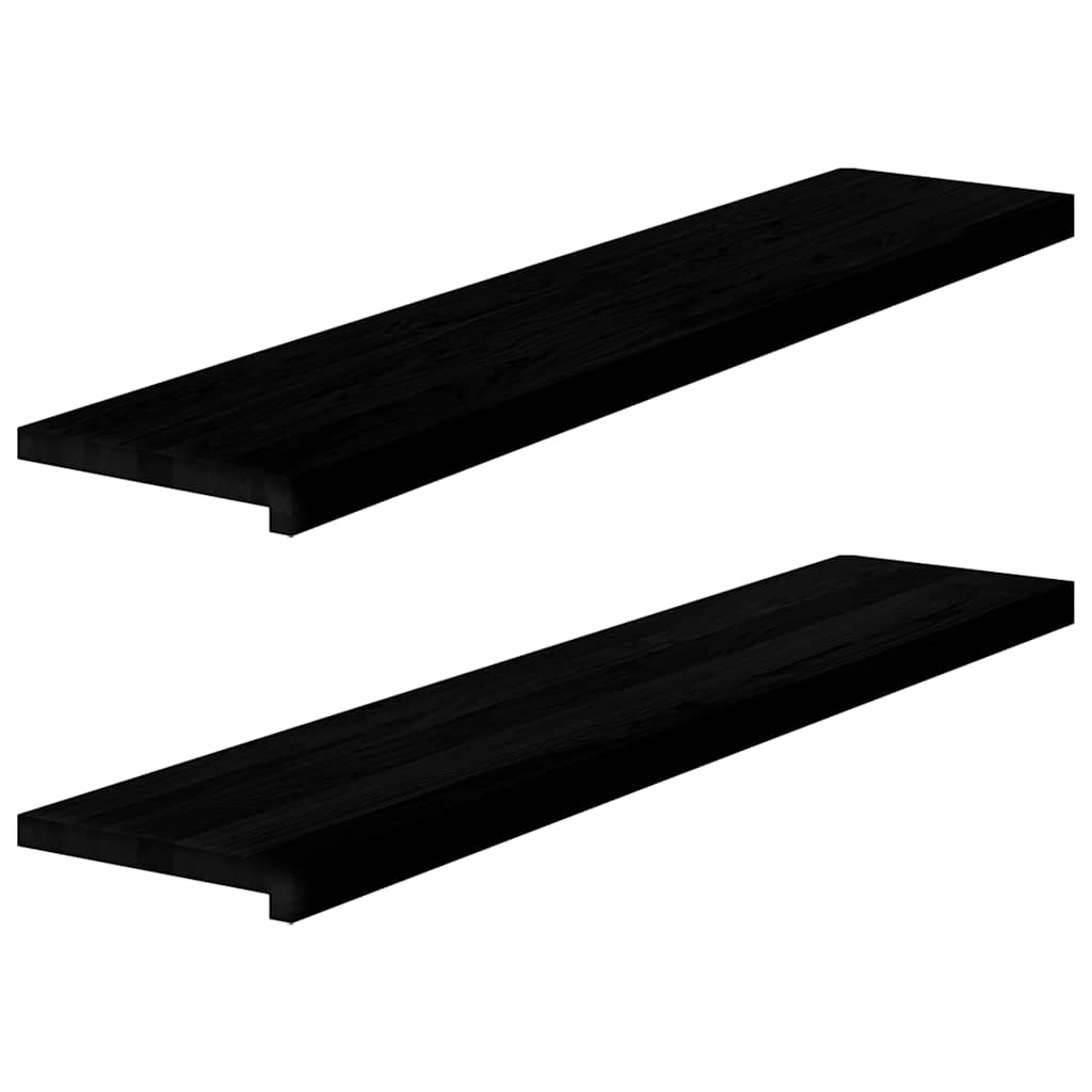 Treppenstufen 4 Stk. Unbehandelt 70x25x2 cm Massivholz Eiche