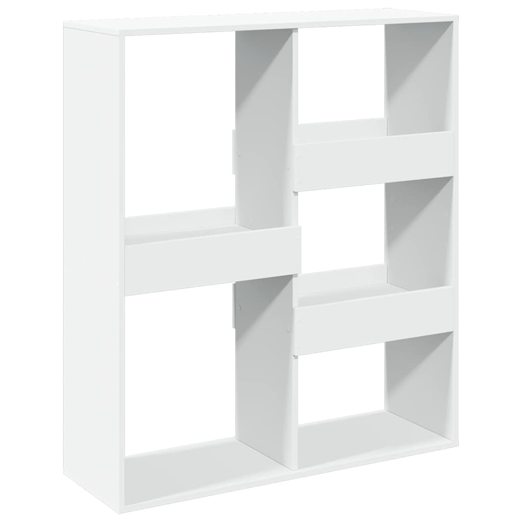 Bücherregal Weiß 100x33x135 cm Holzwerkstoff