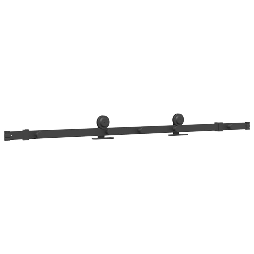 Schiebetürbeschlag-Set SKIEN 183 cm Stahl Schwarz