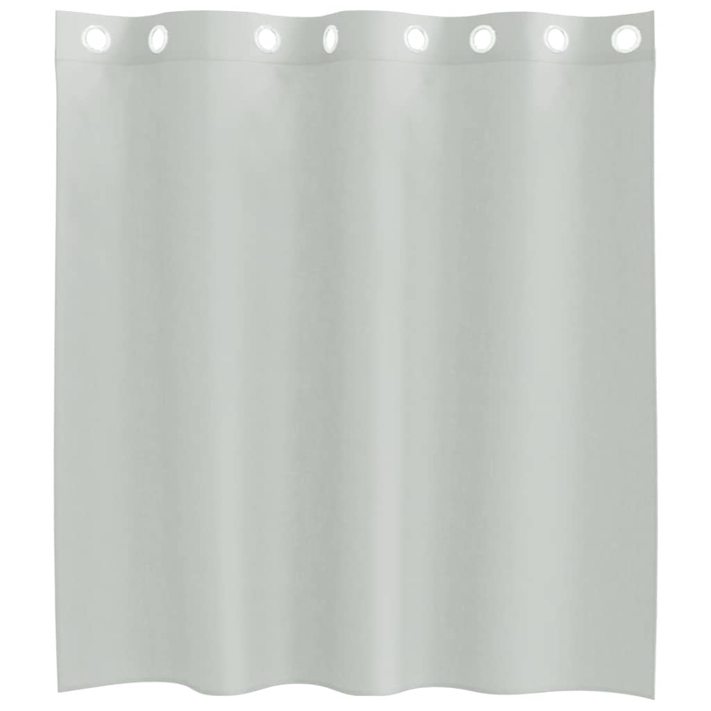 Voile Vorhänge mit Ösen 2 Stk. Apfelgrün 140x140 cm