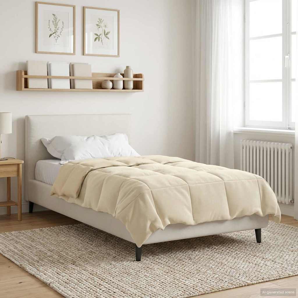 Ganzjahresbettdecke Anthrazit 135 x 200 cm Mikrofaser
