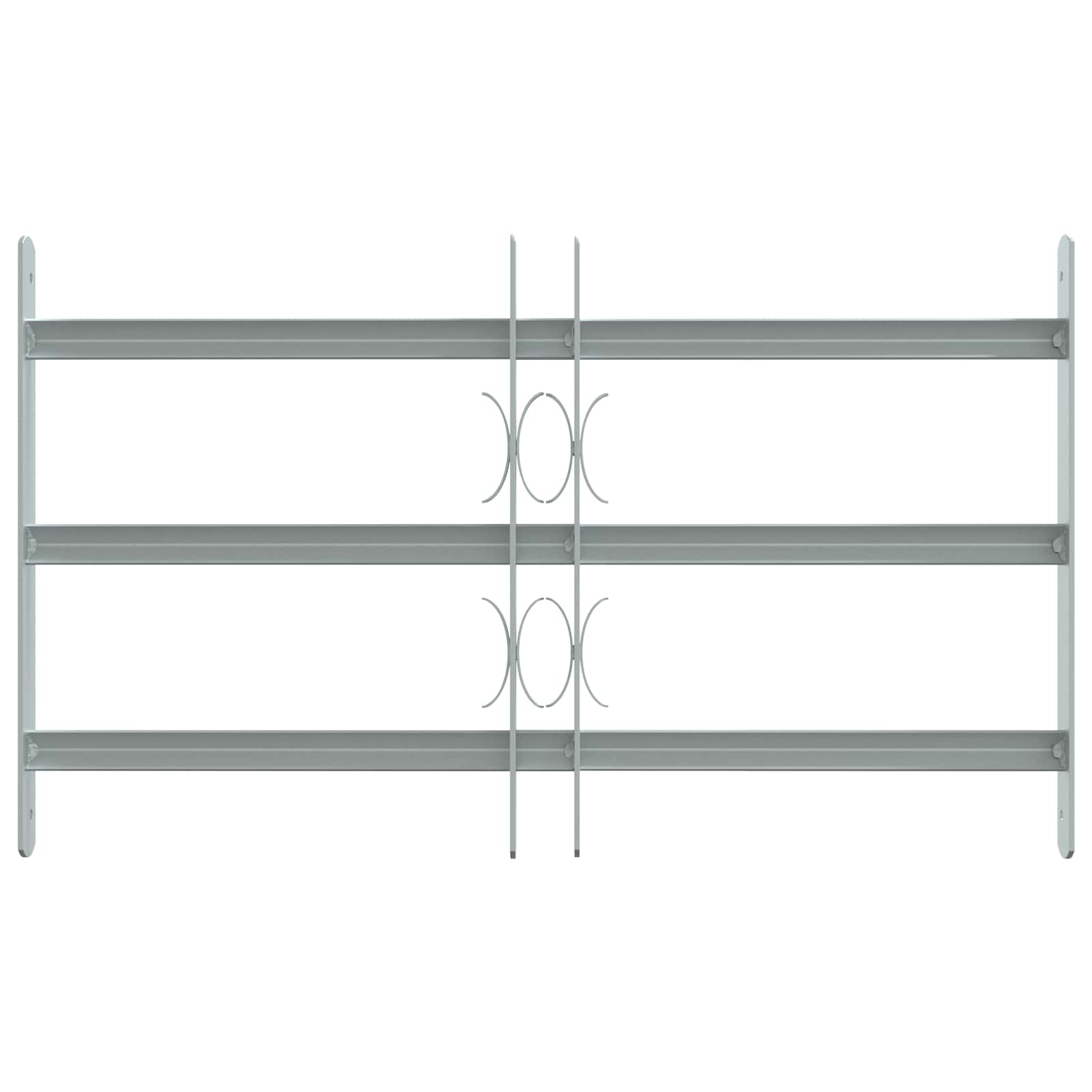 Fenstergitter Verstellbar mit 3 Querstäben 500-650 mm