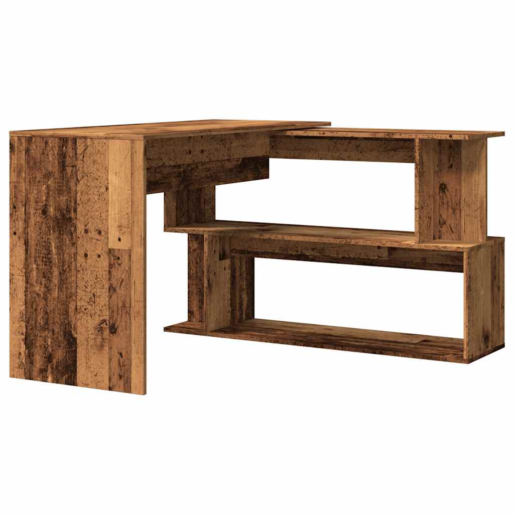 Eckschreibtisch Weiß 200x50x76 cm Holzwerkstoff