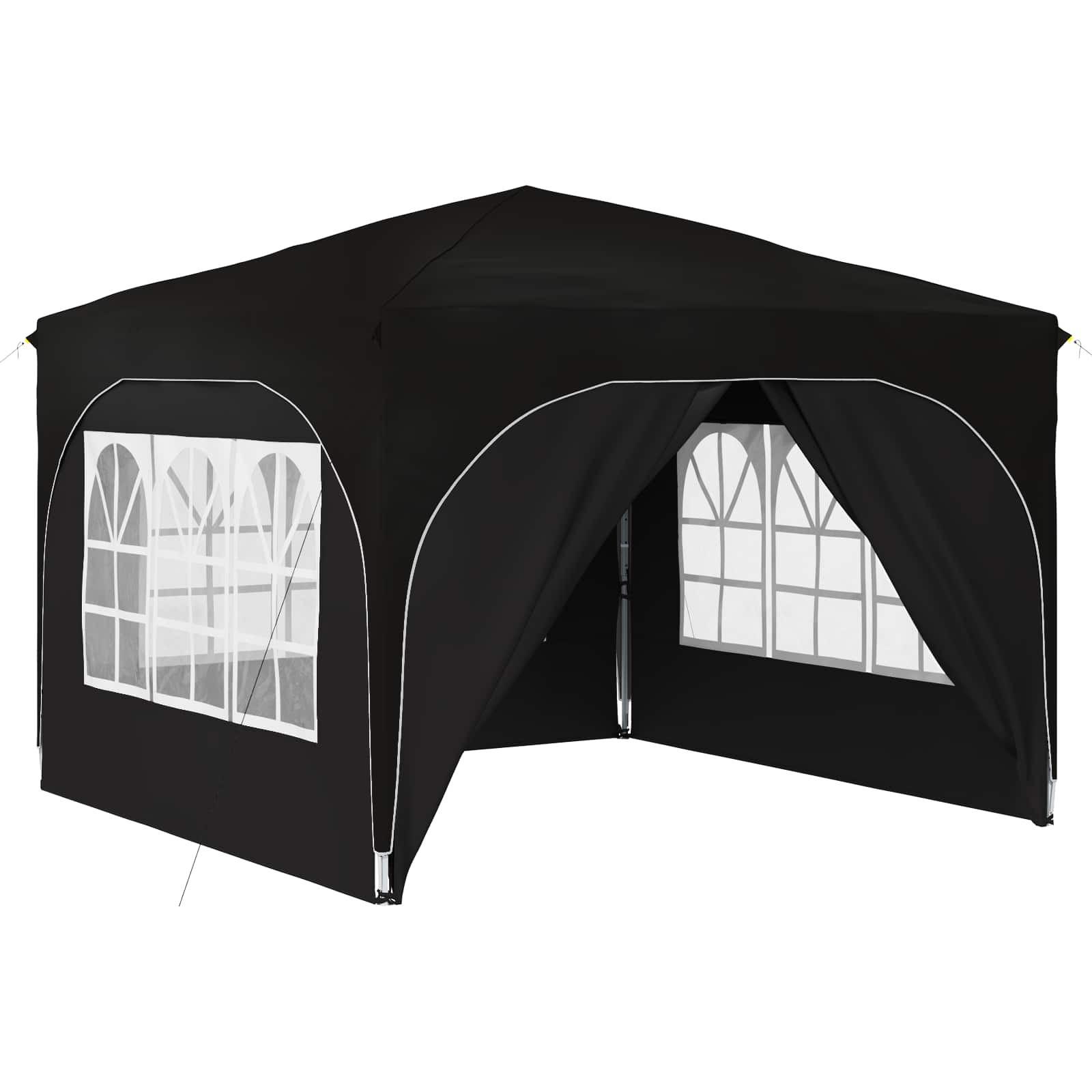 Pop-up Partyzelt 290 x 290 x 245 cm Creme