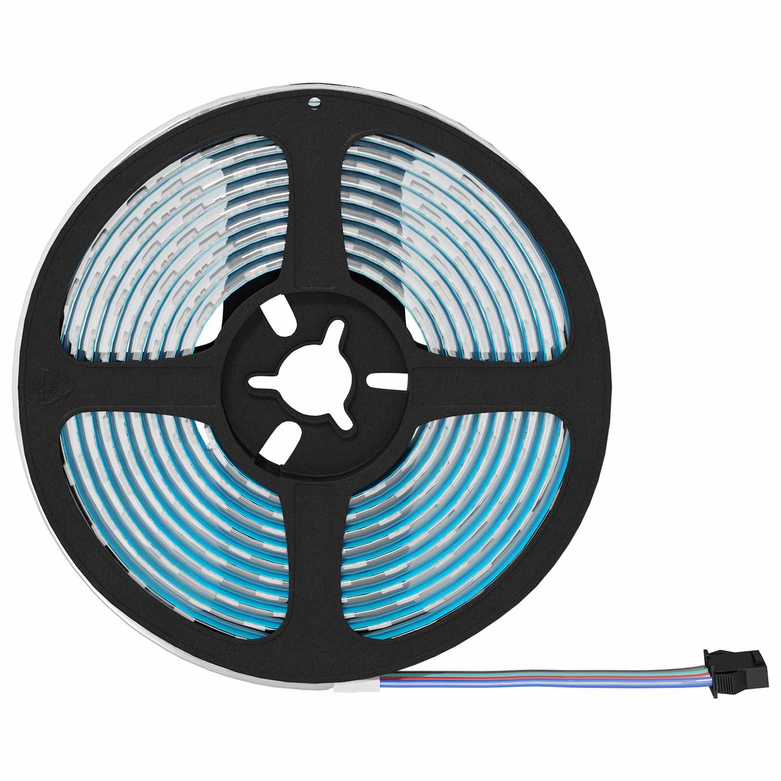 LED Streifen 2 pcs Schwarz und Transparent 3000 mm