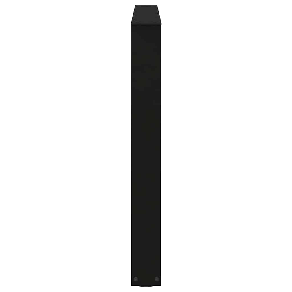 Couchtischbeine V-Form 2 Stück Schwarz 30x(30-31,3) cm Stahl