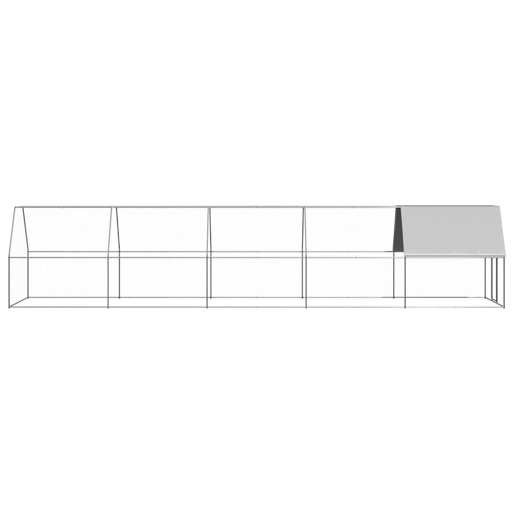 Outdoor-Hühnerkäfig 2x2x2 m Verzinkter Stahl