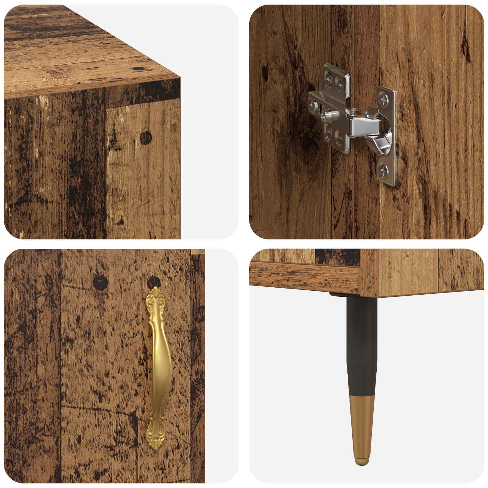 Schreibtisch Betongrau 140x50x75 cm Holzwerkstoff