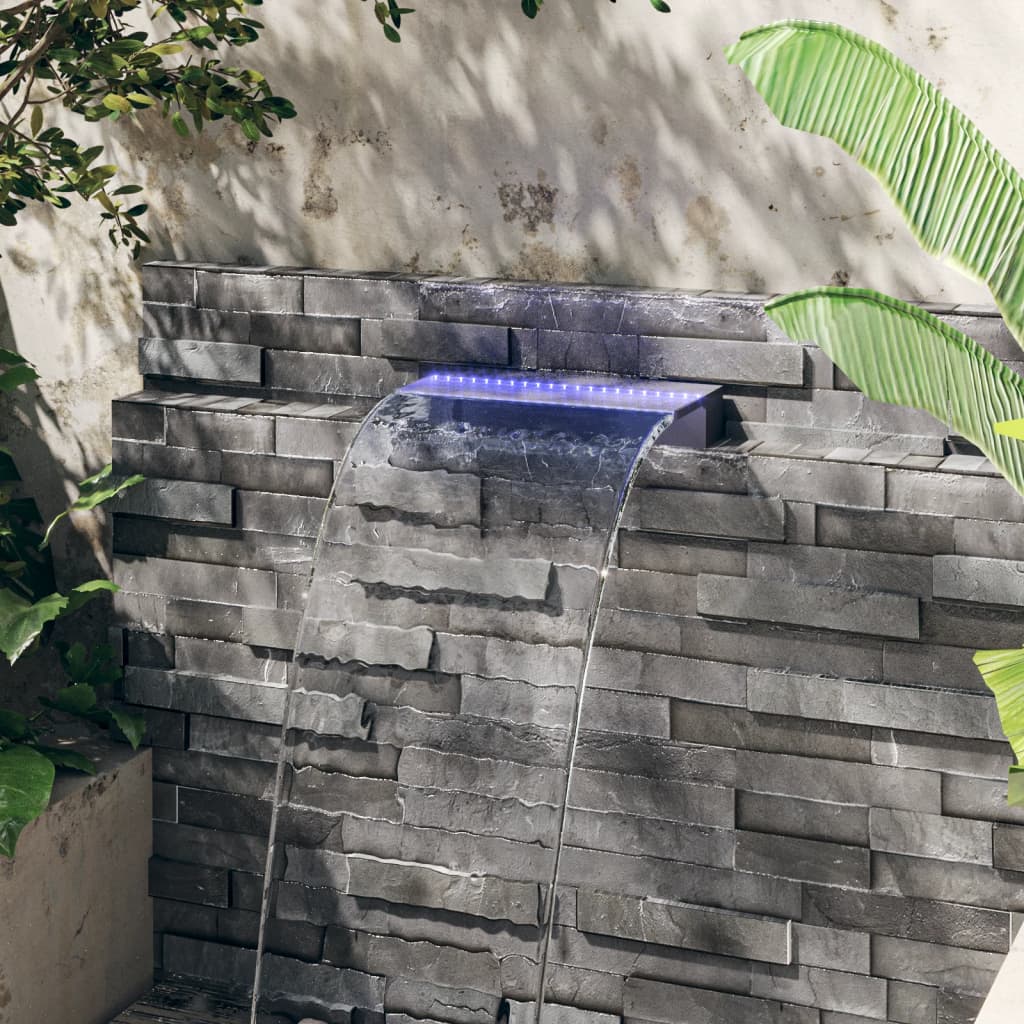 Wasserfall-Element mit RGB LEDs Acryl 30 cm