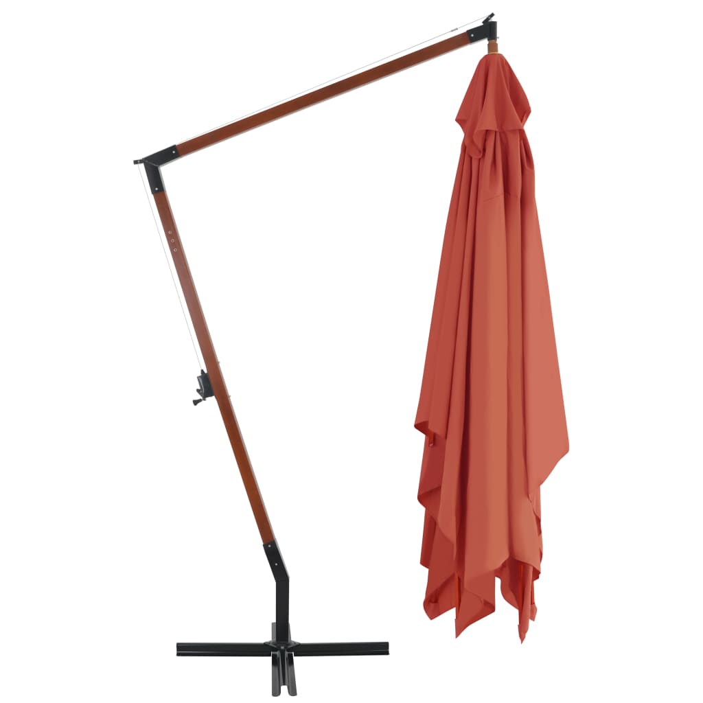 Ampelschirm Melia 300x400 cm Grün