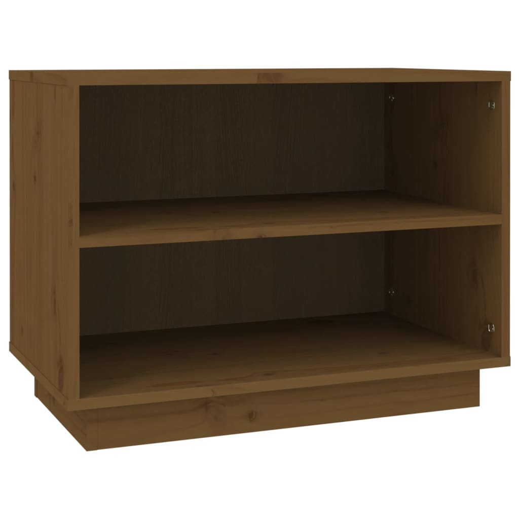 Schuhregal 60x34x45 cm Massivholz Kiefer
