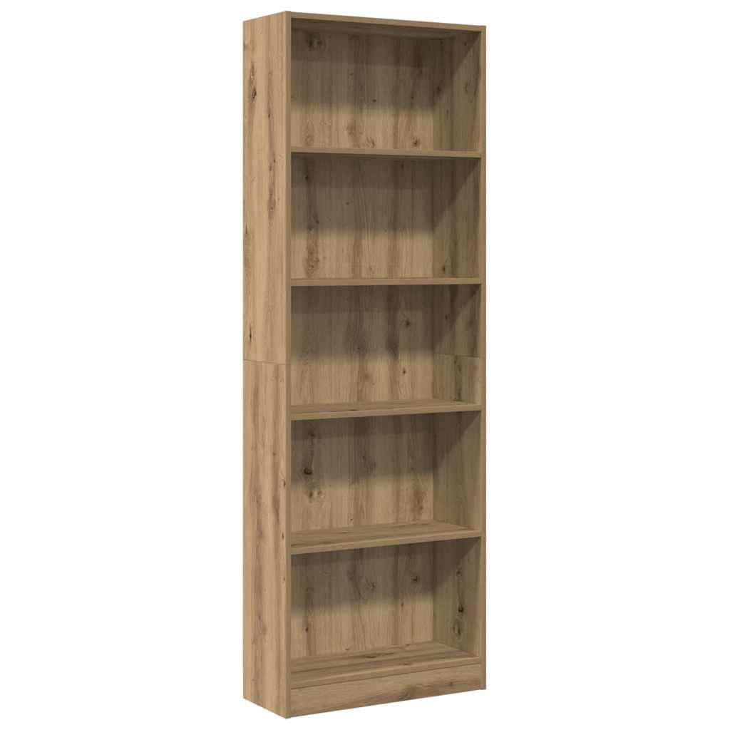 Bücherregal Weiß 40x24x75 cm Holzwerkstoff