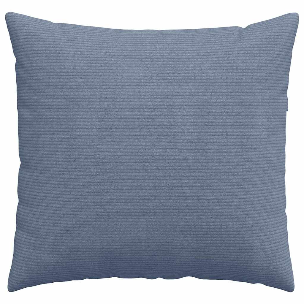 Sofakissen 2 Stück Hellgrau 50 x 30 cm Cordstoff
