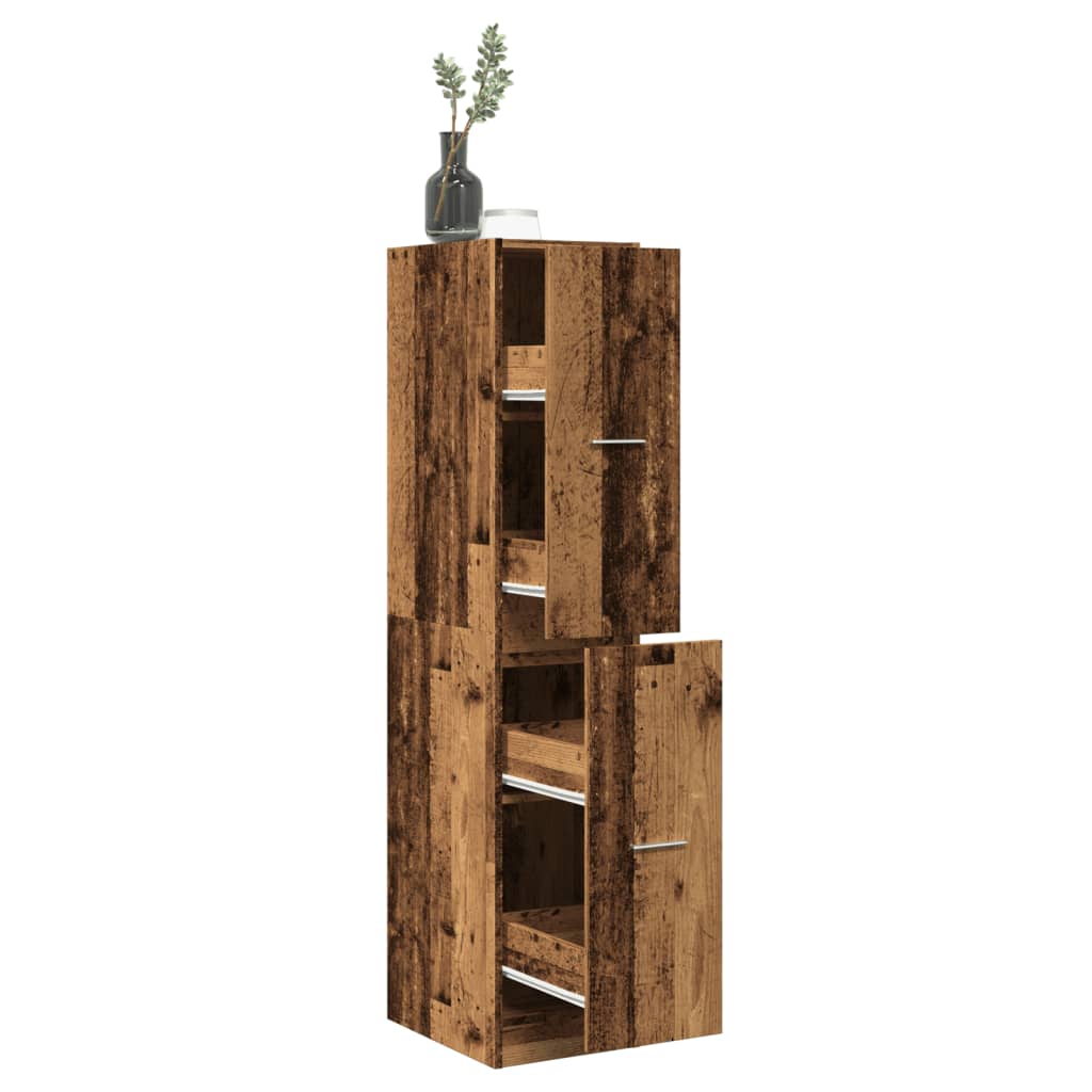 Apothekerschrank Weiß 30 x 41 x 174,5 cm Holzwerkstoff