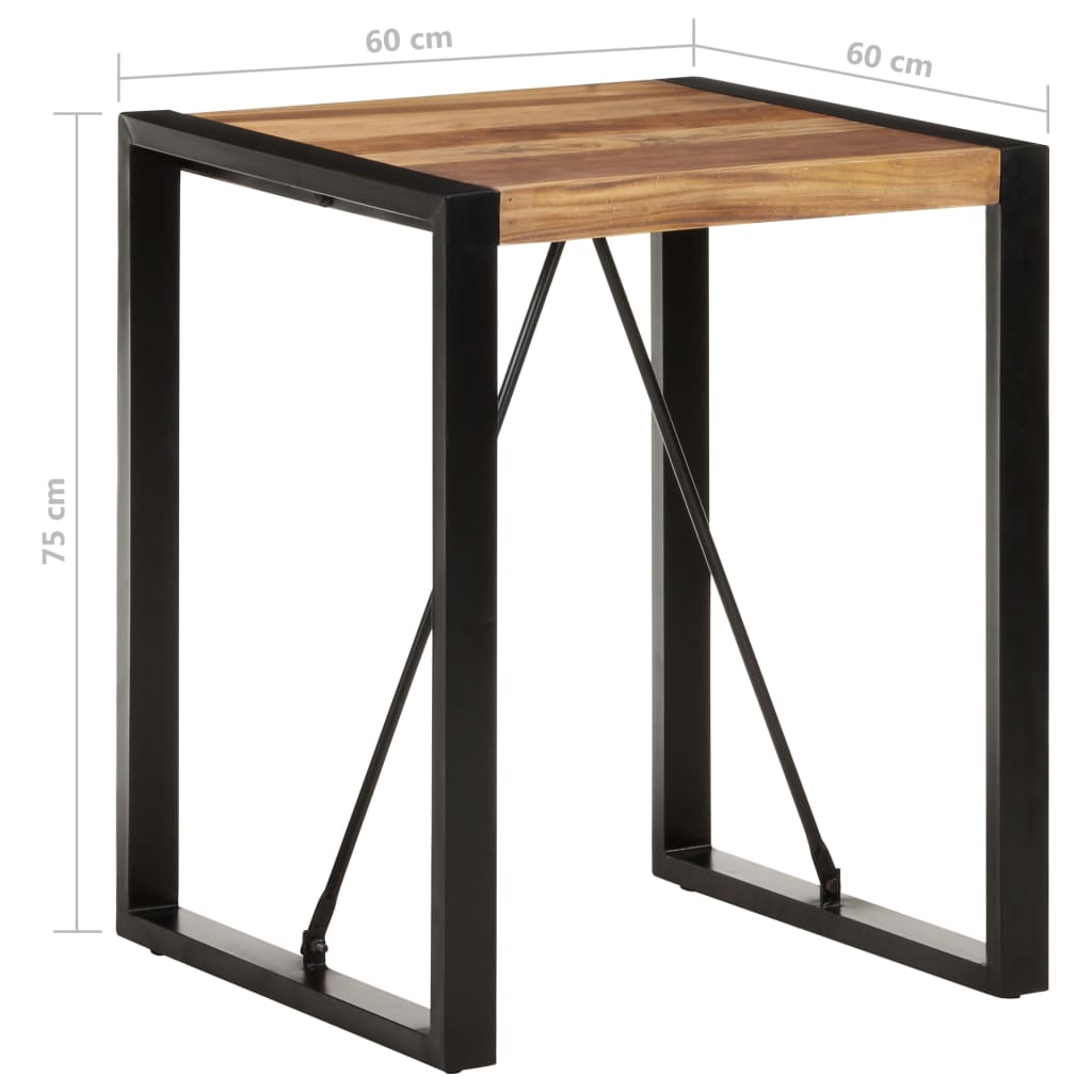 Esstisch 80x80x75 cm Massivholz