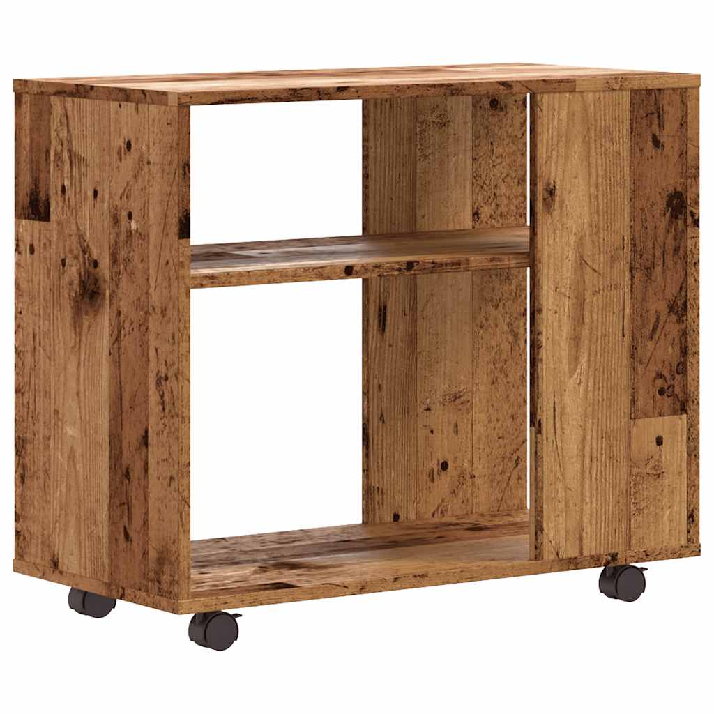 Beistelltisch Weiß 70x35x55 cm Holzwerkstoff