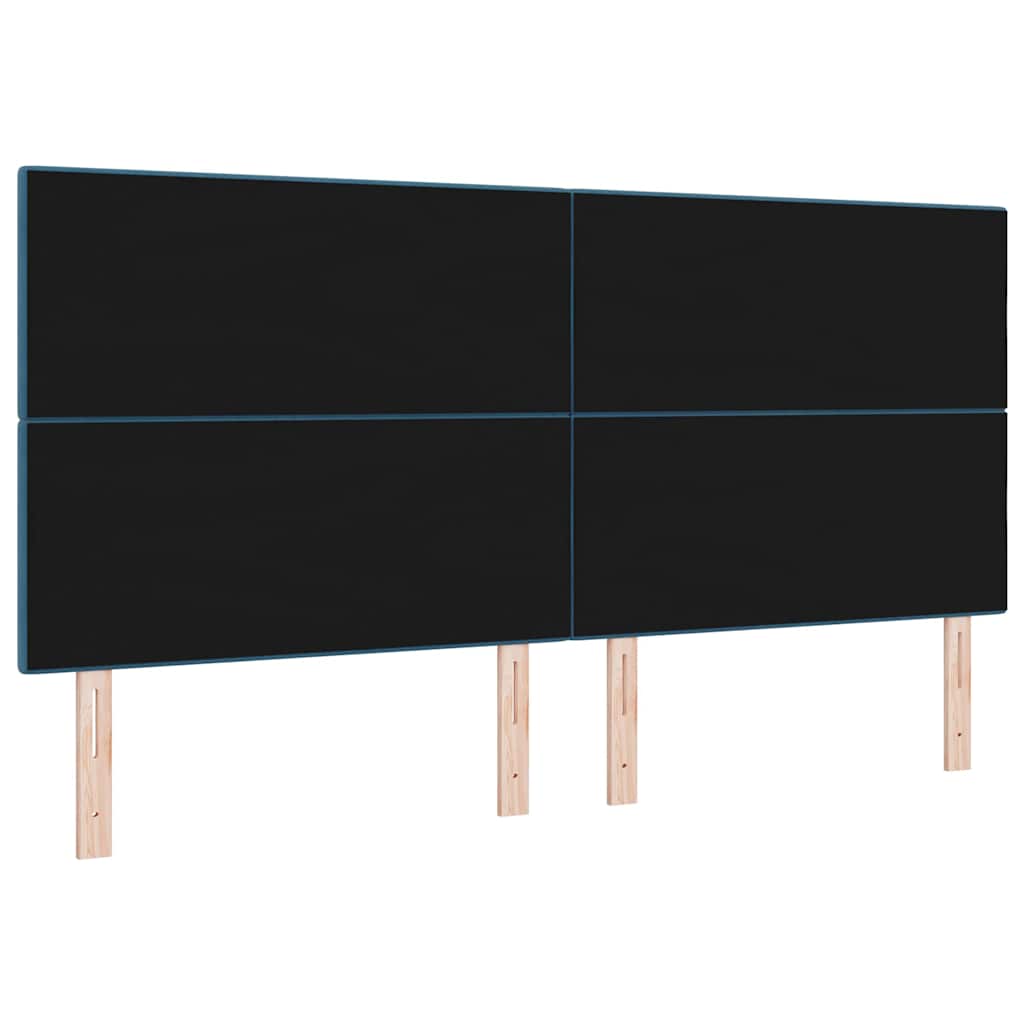 Kopfteil Hellgrau 80 cm Samt