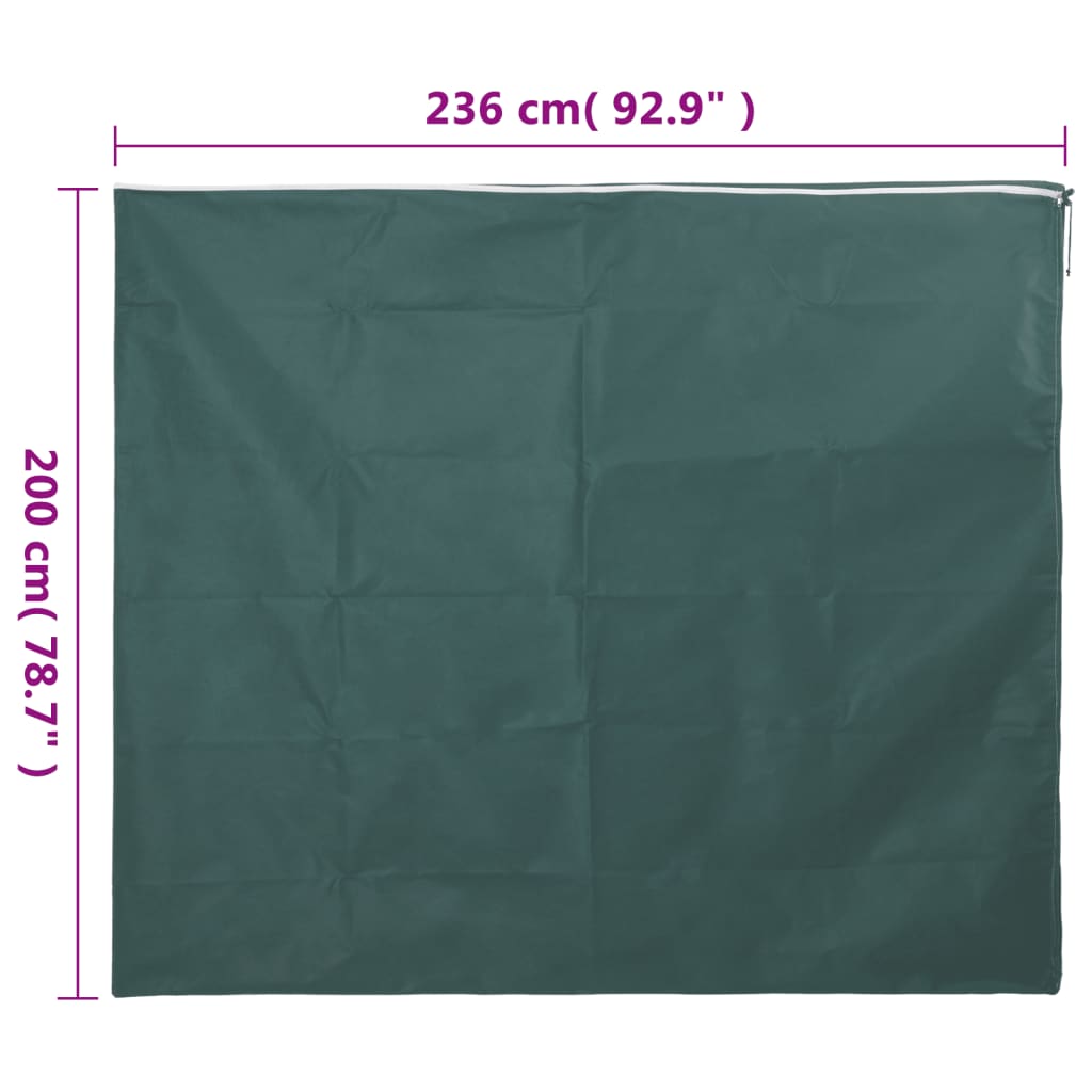 Wintervlies mit Reißverschluss 4 Stk. 70 g/m² 1x1,55 m
