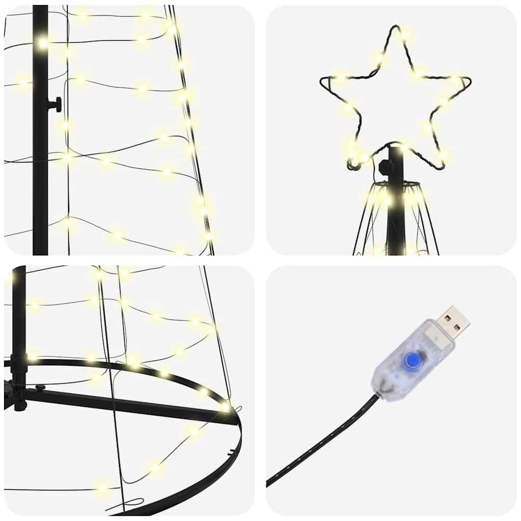 LED Weihnachtsbaum 200 LEDs Warmweiß 180 cm