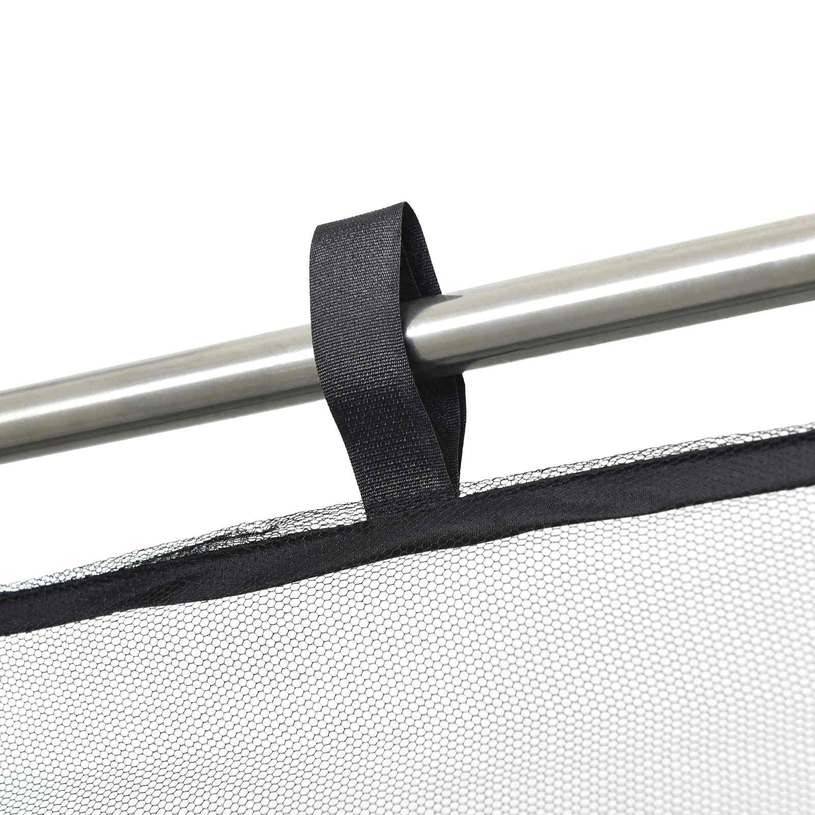 Moskito-Netz für Pavillon Rechtwinklig 220 Mesh Schwarz