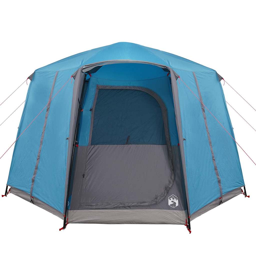 Cabin Zelt 3-Personen mit Dach Grün und Weiß 320 x 320 x 203 cm