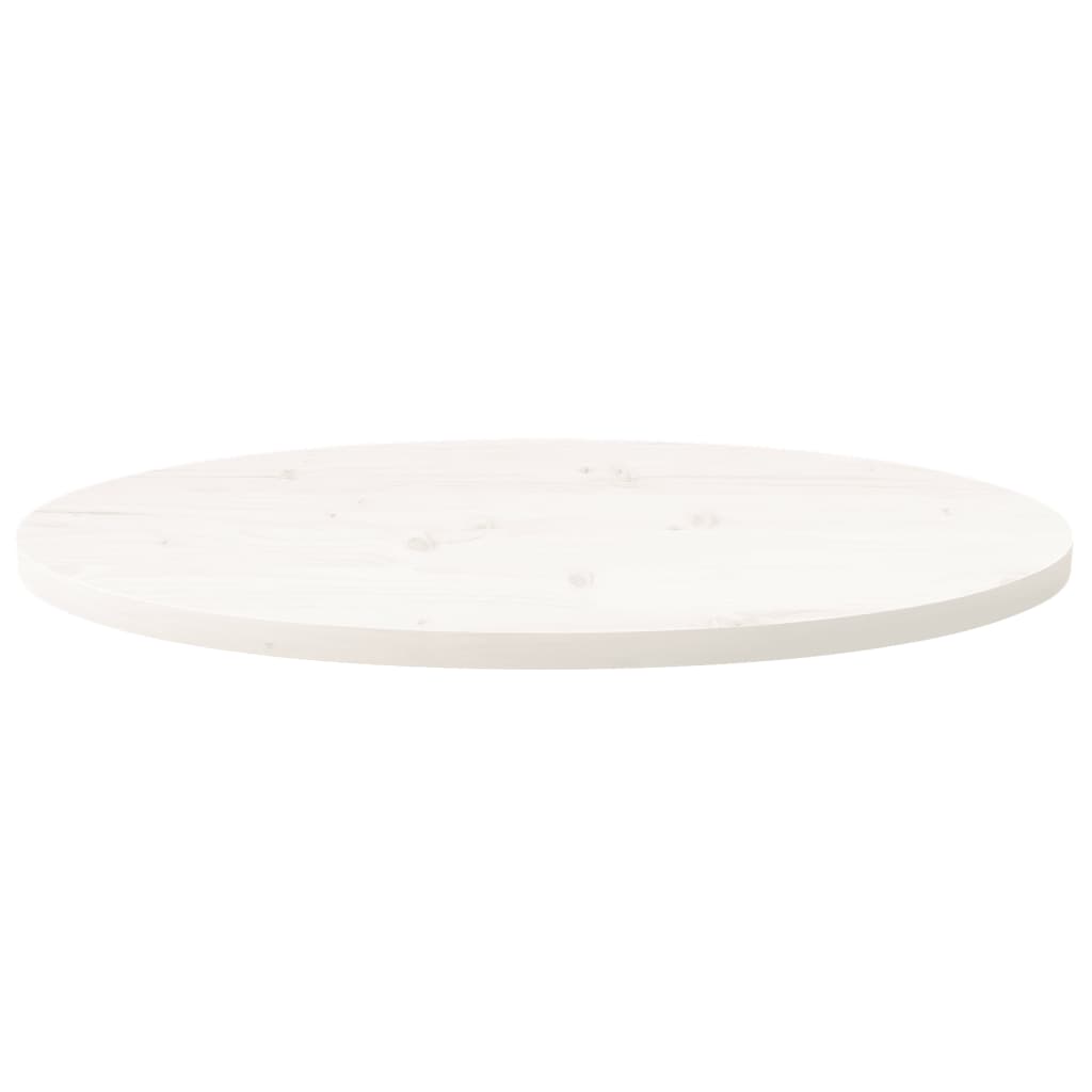 Tischplatte 70x35x2,5 cm Massivholz Kiefer Oval
