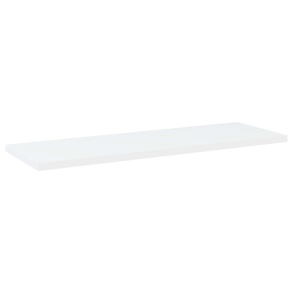 Bücherregal-Bretter 4 Stk. Weiß 40x10x1,5 cm Holzwerkstoff