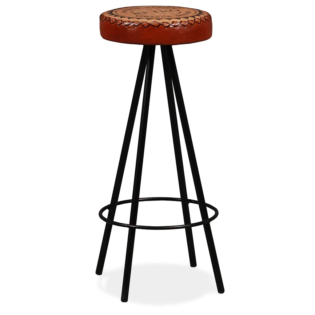 Bar-Set 3-tlg. Akazie Massivholz, Echtleder und Canvas