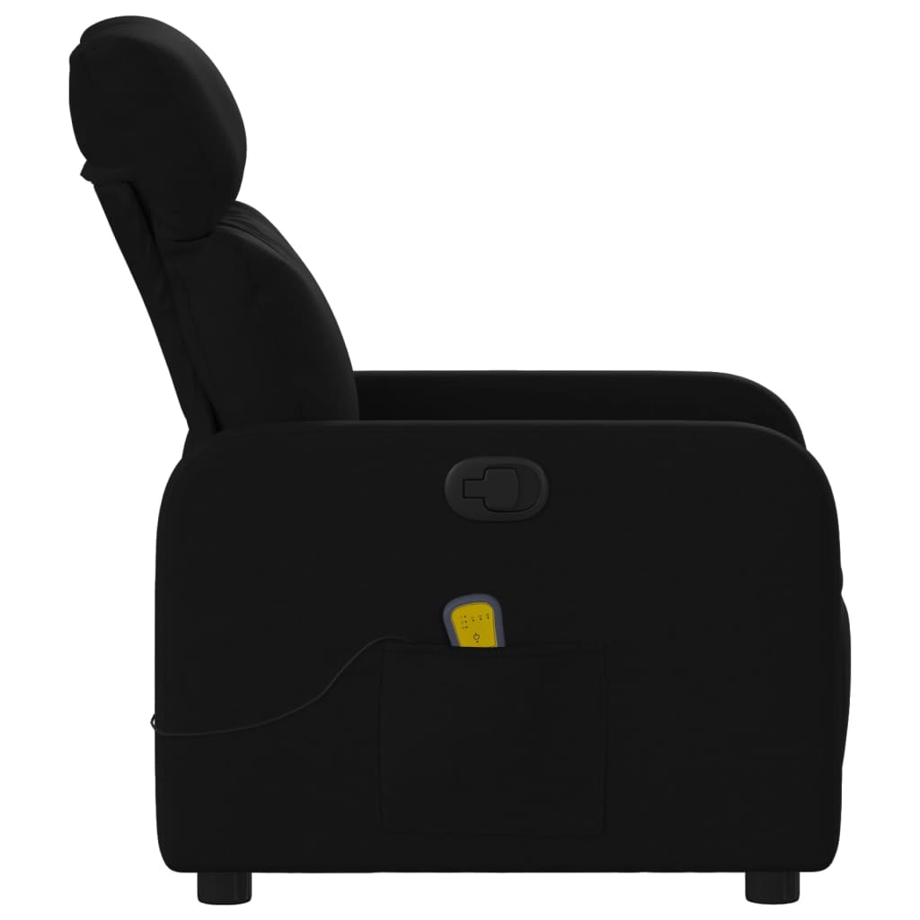 Massage-Relaxsessel Hellgrau Stoff