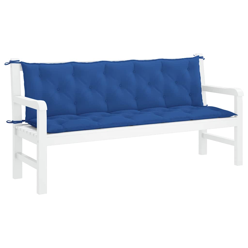 Gartenbank-Auflage Anthrazit 100x(50+50)x7 cm Oxford-Gewebe