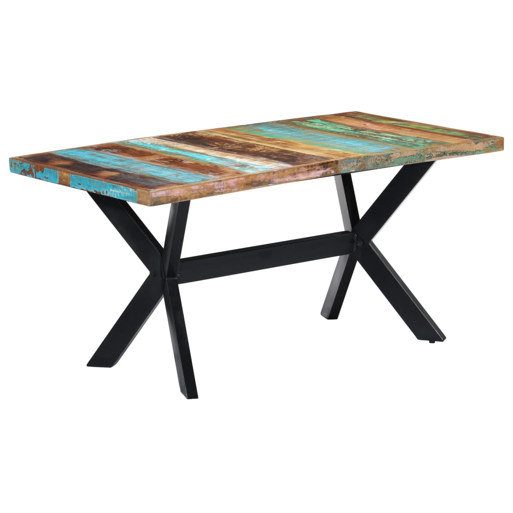 Esstisch Massivholz Mango und Stahlgestell 180 cm