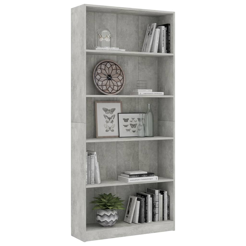 Bücherregal 3 Fächer Weiß 40x24x109 cm Holzwerkstoff