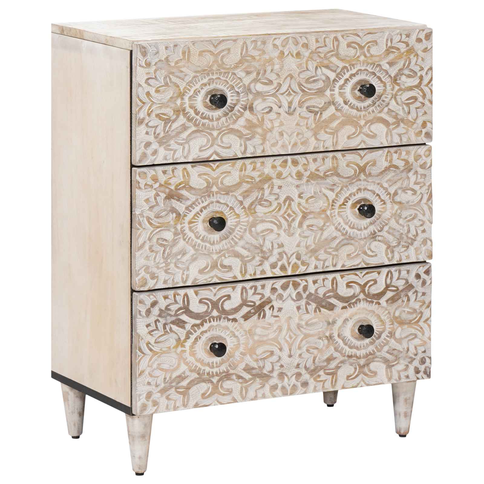 Aufbewahrungs-Sideboard Braun 60 x 33,5 x 75 cm