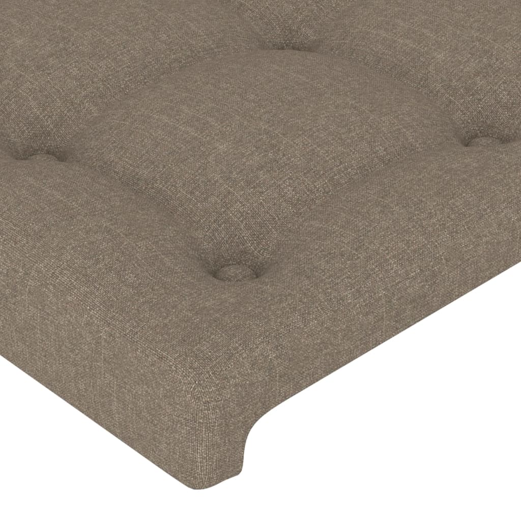 Kopfteil Hellgrau 80x5x118/128 cm Stoff