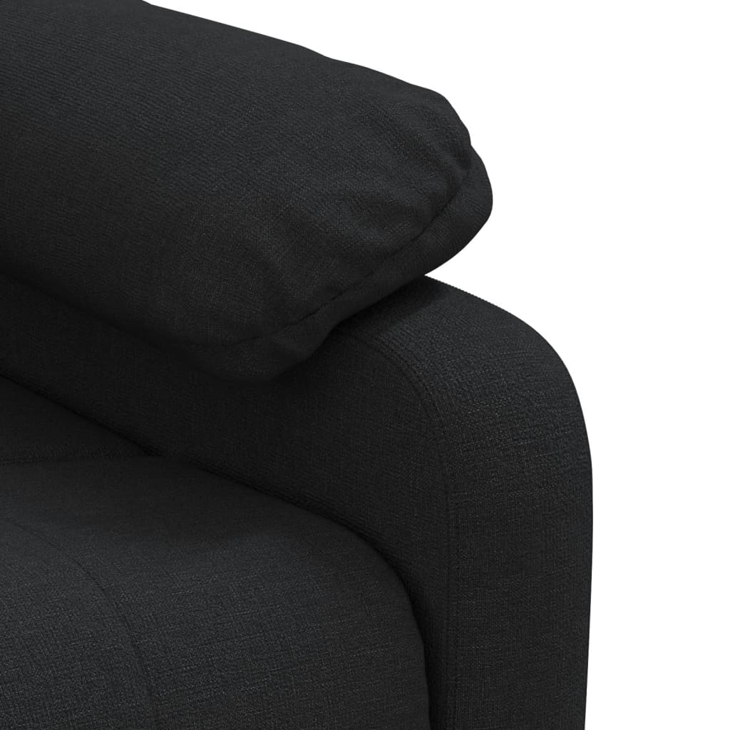 Massagesessel Elektrisch Dunkelgrau Stoff