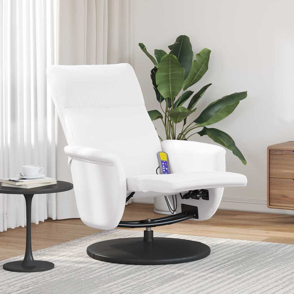 Massage Relaxsessel Schwarz 71 x 90 x 105 cm Kunstleder