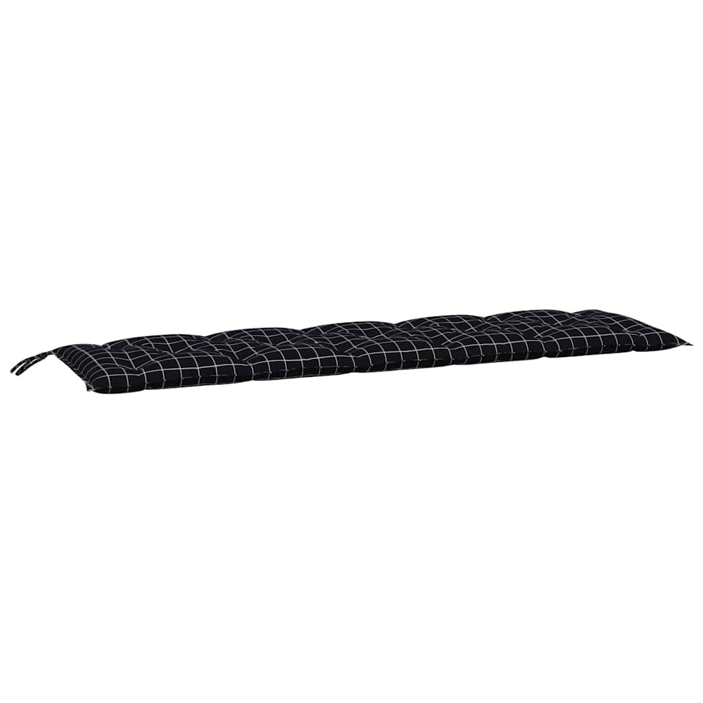 Gartenbank-Auflage Anthrazit 100x(50+50)x7 cm Oxford-Gewebe
