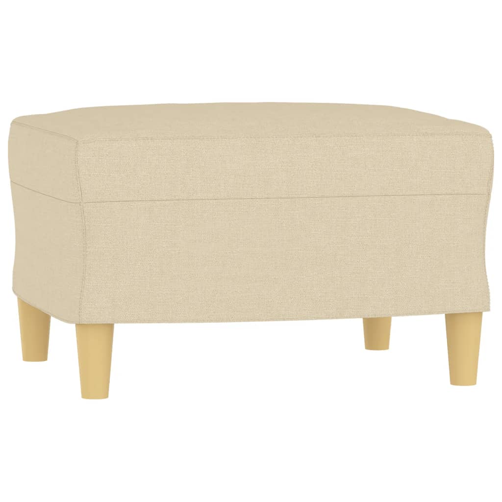 4-tlg. Sofagarnitur mit Kissen Taupe Stoff