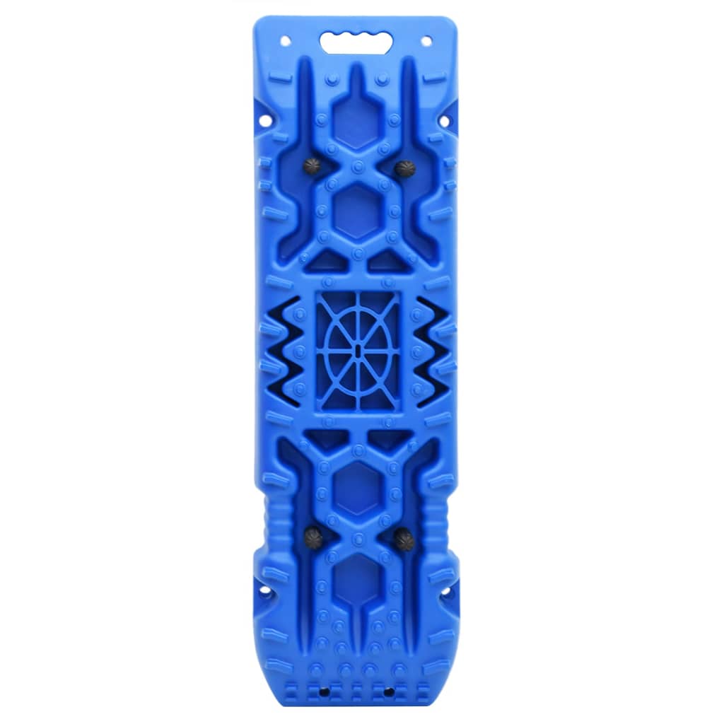 Traktionsmatten 2 Stk. Schwarz 107x31x7 cm Nylon