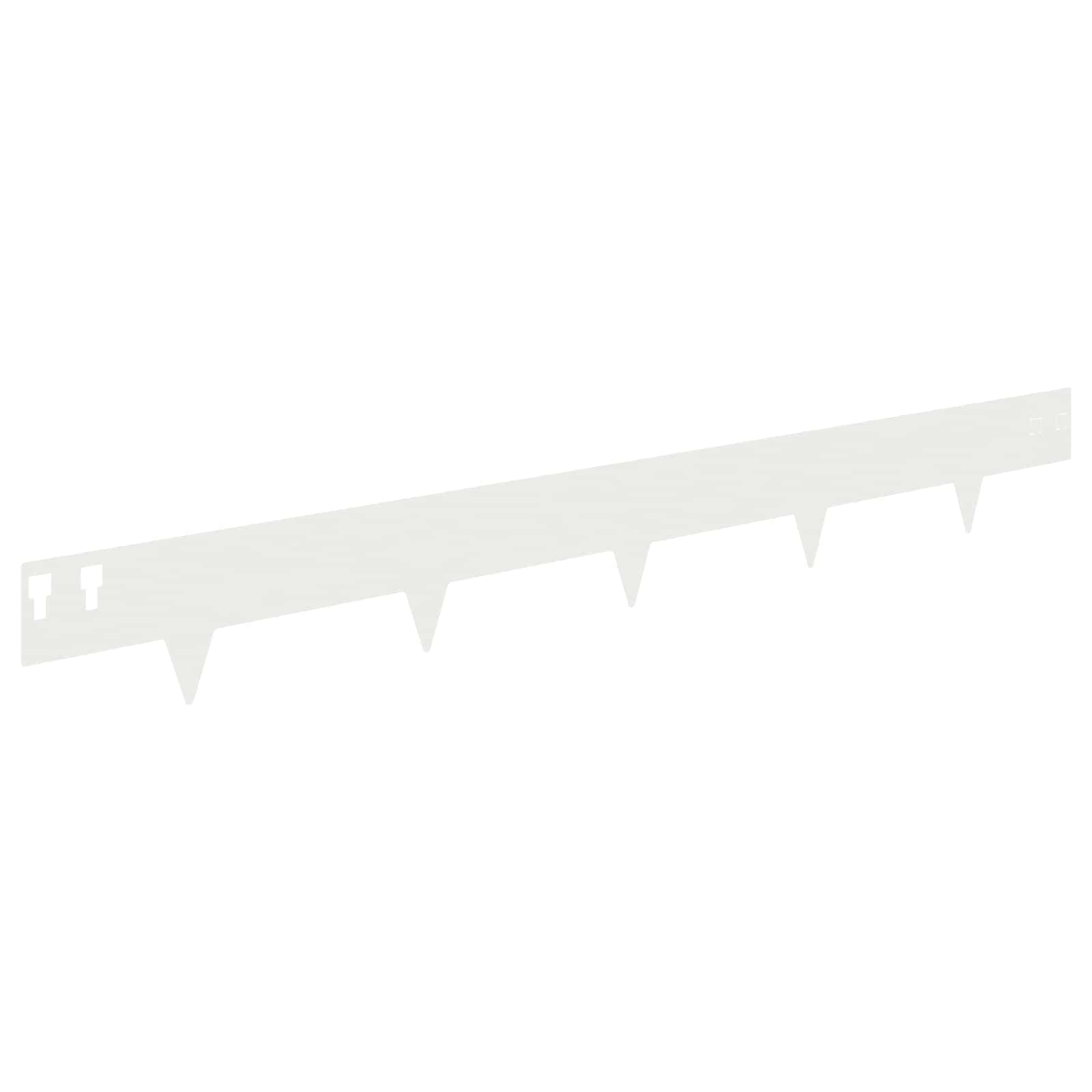 Raseneinfassung 10 pcs 100 x 12 cm Stahl Schwarz