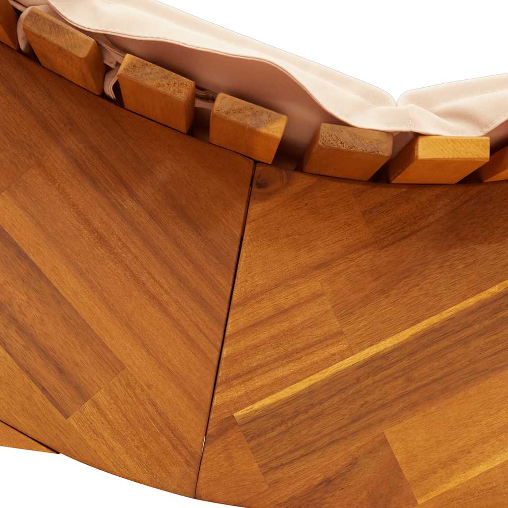 Schaukelstühle Sonnenliegen 2 Stk. Akazienholz